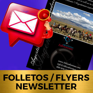 Folletos y fliers. Mailing, Newsletter, marketing digital
